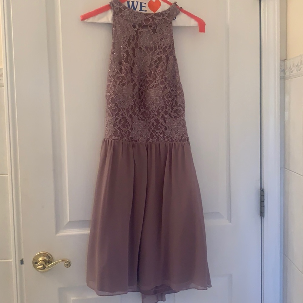 Windsor Purple Mini Dress